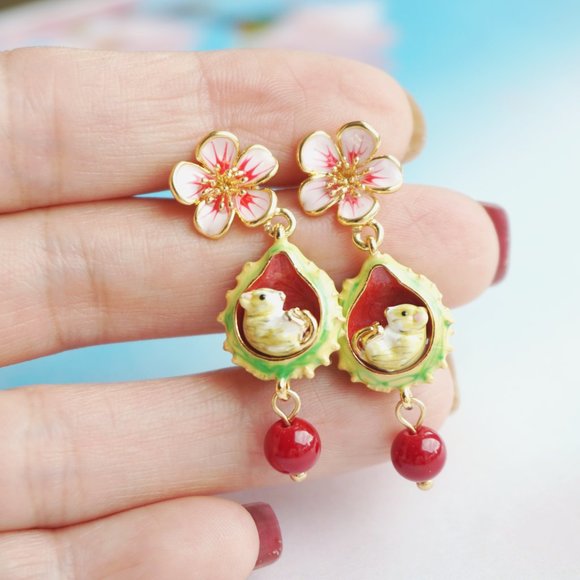 NWT cute Bill skinner Mouse earrings - Picture 8 of 11